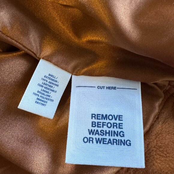 Old Navy Leather Jacket with Ruffles - Picture 9 of 9